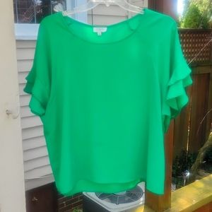 Beautiful Kelly Green blouse